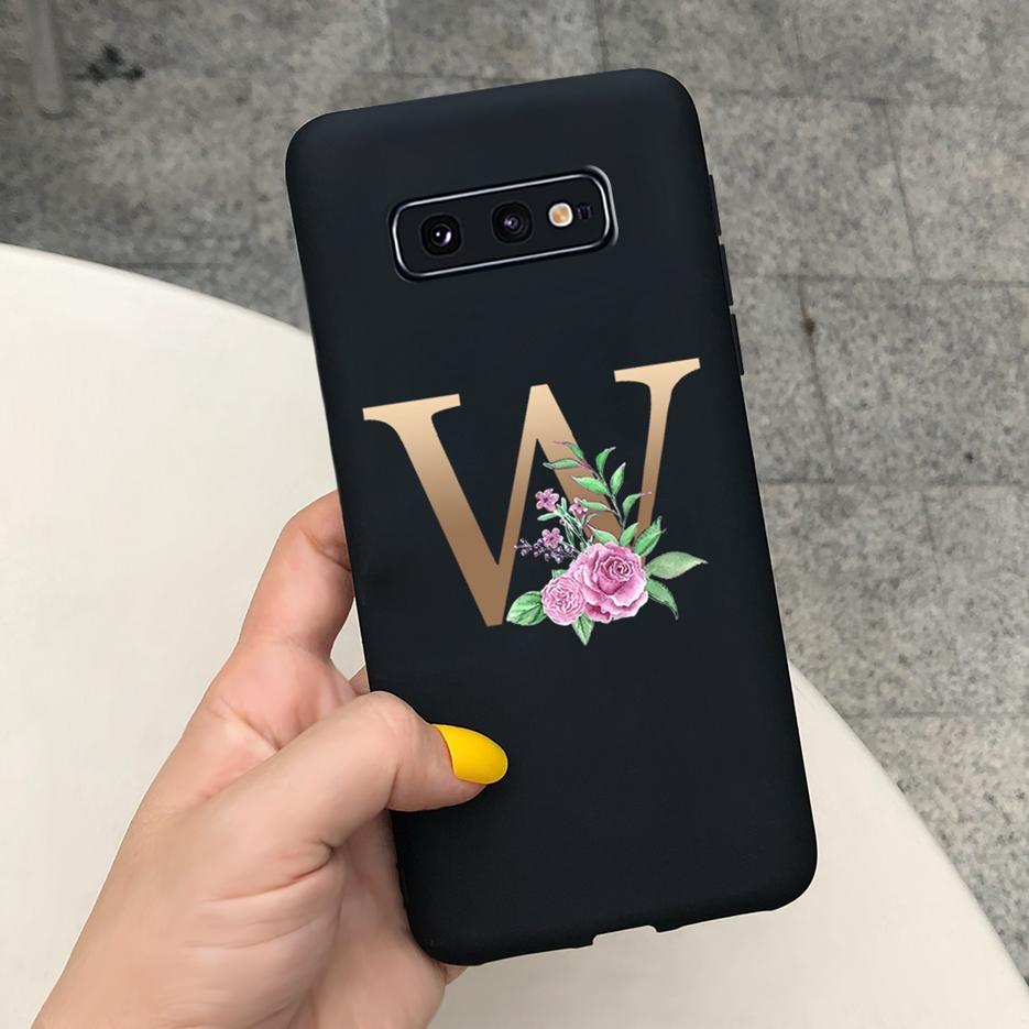 Милый Чехол С Буквами Для Samsung Galaxy S10 Plus Чехол S10 S10e Мягкий Силиконовый Задний Чехол Для Телефона Для Samsung S10 S10e S10+ Чехол Coque