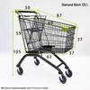 100L Aluminum Alloy Shopping Cart