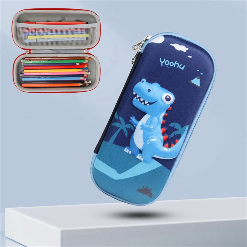 Dinosaur 3D Pencil Box Astronaut Astronaut Pen Case Boys Space Pencil Bag School Supplies