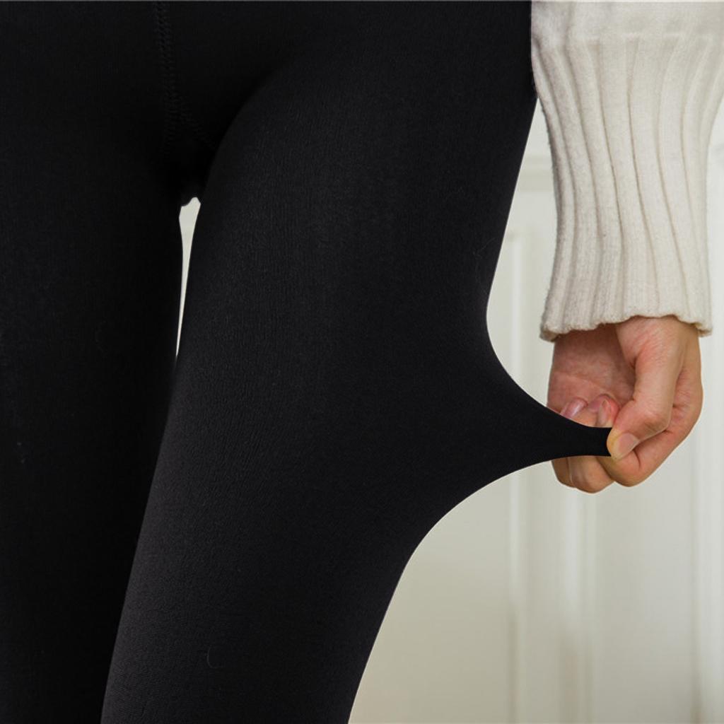 Fashion Women Solid Color Warm Winter  Pants Keep Warm Leggings