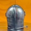 Gray Barbout Helmet Medieval Knight Armor 18g Mild Steel LARP Cosplay Warrior Helmet Barbout