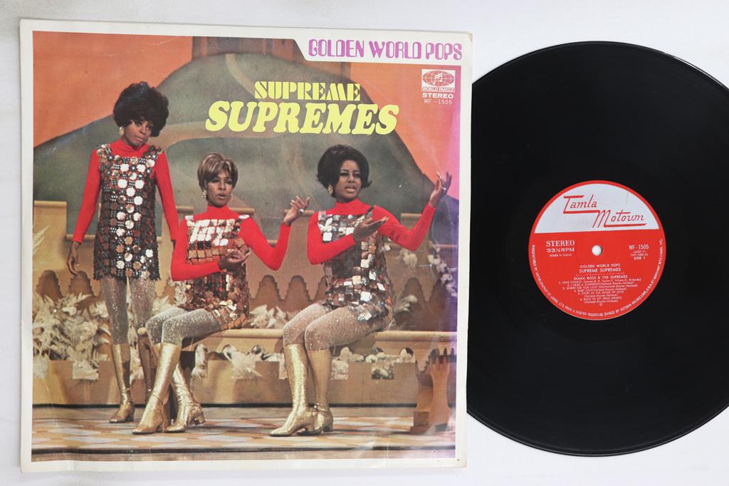 LP Record SUPREMES - Golden World Pops Supreme Supremes WF1505 TAMLA MOTOWN Japan Soul/Funk Used