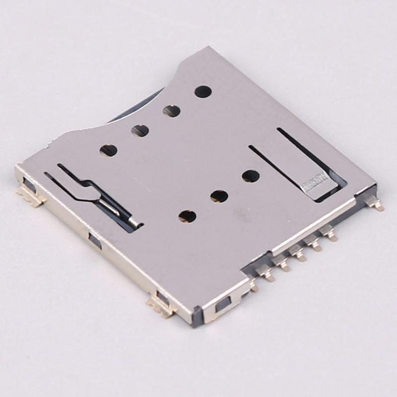 Mup-C792 Micro Sim Card Connector Patch Самопрокалывающийся 6+1 P Sim Card Slot Socket
