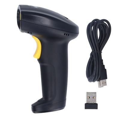 Беспроводной сканер штрих-кода 2,4G USB 1D 2D Ручной привод Бесплатный считыватель штрих-кодов для доставки в супермаркет