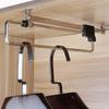 2 шт. Регулируемые штанги для одежды для шкафа, выдвижной набор вешалок для удобного использования