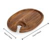Wooden Charcuterie Accessories Durable Wine Glass Holder New Appetizer Plates  Picnics