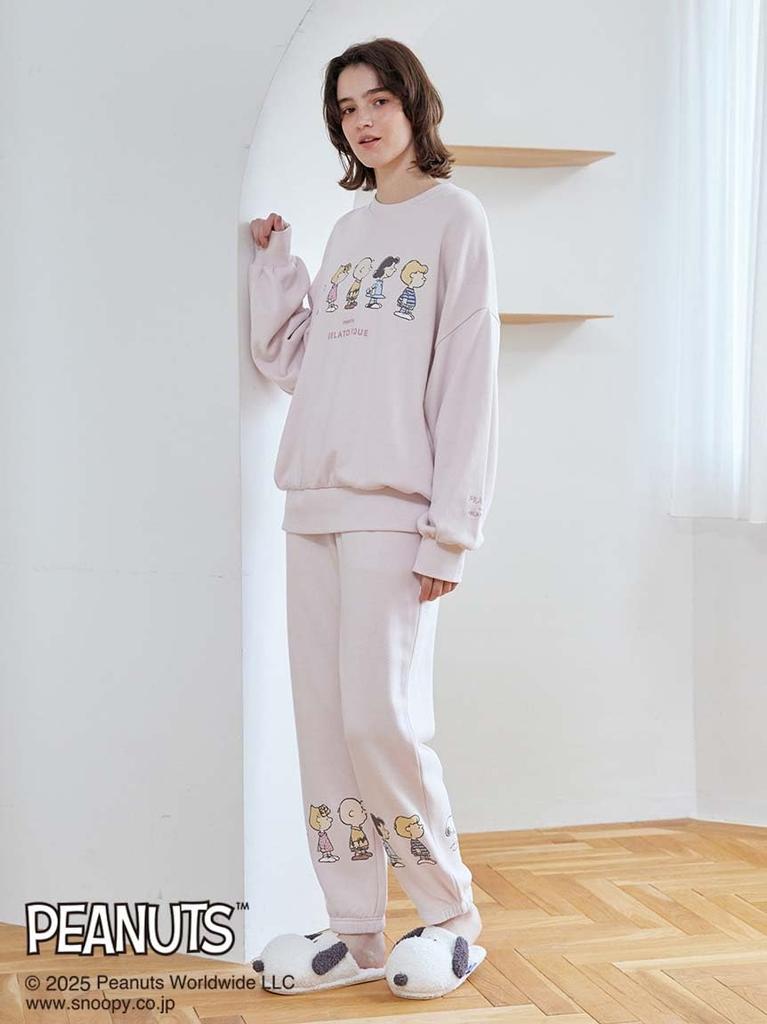 Флисовый свитер PEANUTS PWCT251204 PNK F [мороженое пике] женский