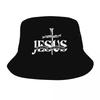 Custom Jesus The Way The Truth The Life Bucket Hat Women Fashion Summer Beach Sun Religion Cross Christian Faith Fisherman Cap