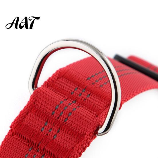 Reinforced Stitching Pet Body Harness No Pull Dog Harness, Adjustable Nylon Vest with Handle, Breathable Ergonomic Chest Protector for Walking
