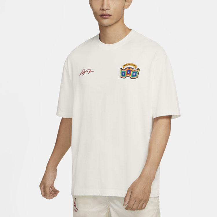 Jordan Set in Sleeve T Shirt Men's Sail White DH9205-133