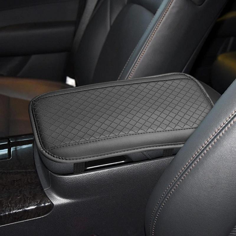 Подлокотник автомобиля Подкладка для ящика Центральный подлокотник Крышка для ящика Подлокотник Подкладка для локтя PU Кожаная отделка салона автомобиля Защитные накладки для ящика сиденья автомобиля