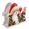 Double Sided Xmas Theme Diamond Painting Desktop Napkin Holder Acrylic Ornament Diamond Painting Desktop Napkin Rack Decoration