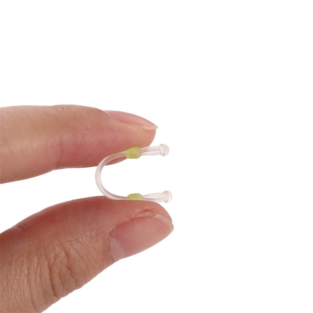 Space Bean Double Head Fish Line Separator Double Hook Silicone Fish Hook Fixed Distance Splitter