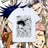Косплей Аниме Манга Jujutsu Kaisen Футболка Футболки Костюмы Полиэстер Унисекс