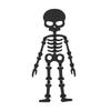 3D-печатный гибкий скелет Хэллоуин супер непобедимый абстрактный креативный орнамент декоративные для взрослых и детей