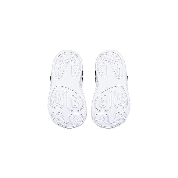 Nike Revolution 4 Round Toe Slip Resistant Shock Absorbing Durable Breathable Low Top Walking Shoes Baby Shoes Black Red 943308-004