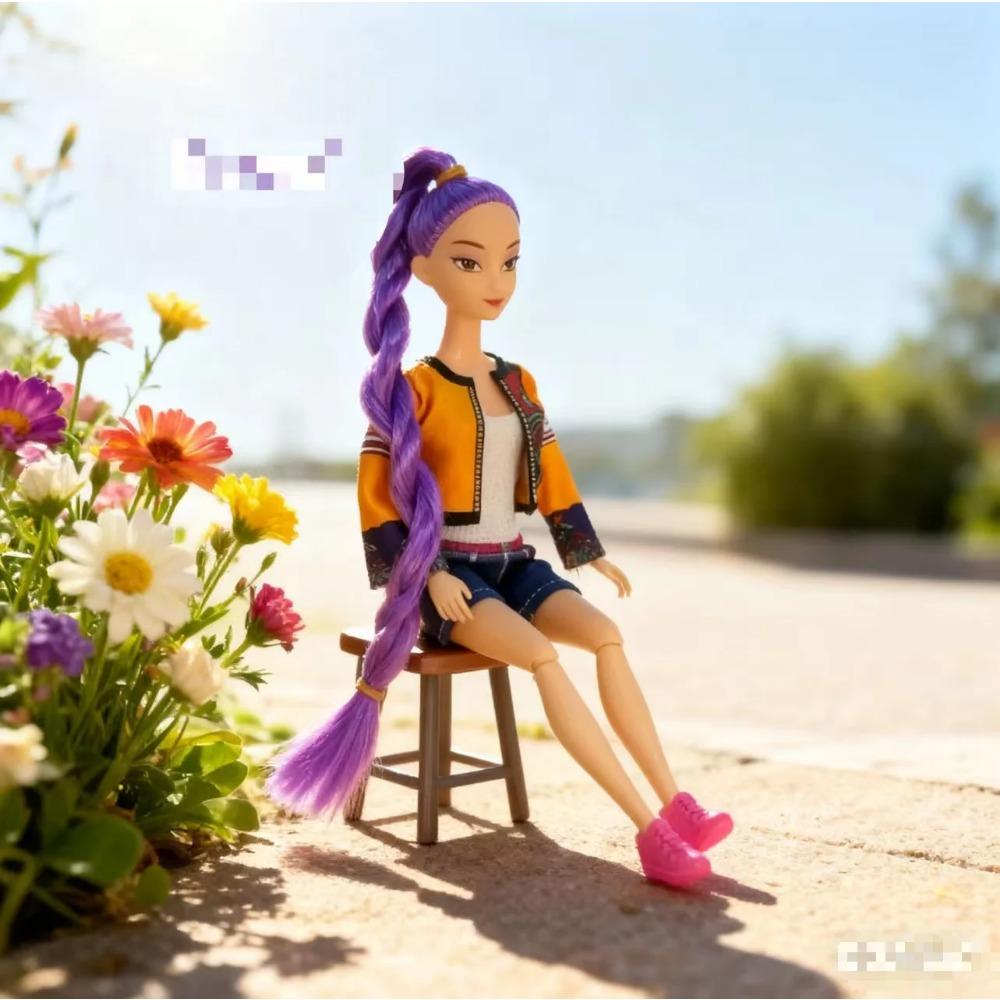 30СМ Кукла Охотники на демонов Руми Мира Зои игрушка K-pop Кукла Охотники на демонов и одежда Кукла Девочка Наряжаться Фанаты собирают подарки