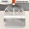 Cat Litter Scoop Stainless Steel Sifting Shovel with Long Handle Pet Waste Scoop Cleaning Tool for Cats Litter Box