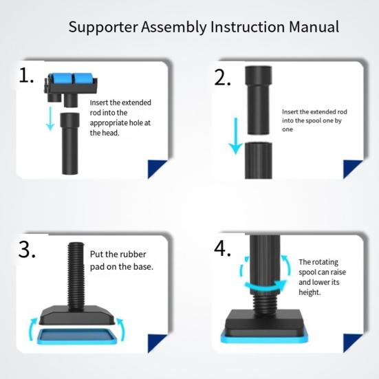1/2 шт. Регулируемая по высоте опора для шкафа Сверхпрочная Высокая грузоподъемность
