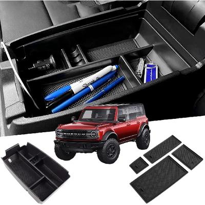 Поднос-органайзер на центральной консоли, совместимый с Ford Bronco Sport & 2021–2024 гг.; Внутренний поднос для хранения подлокотников Escape 2020-2024, автомобильные аксессуары