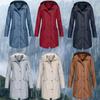 Womens Waterproof Raincoat Ladies Outdoor Wind Rain Forest Jacket Plus Size Coat