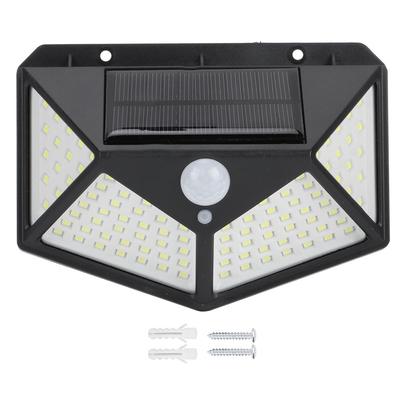 100LED Солнечный датчик движения Светильник Водонепроницаемый Настенный Светильник Уличный Светильник Для Сада На Открытом Воздухе Двор