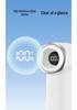 New 25-Year Portable USB Mini Fan with Digital Display – Outdoor/Desk Use, Strong Wind, Ideal Gift