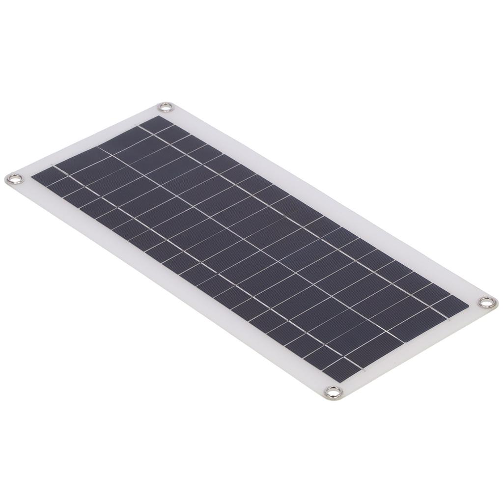 20 Вт Гибкая поликристаллическая солнечная панель Двойное USB солнечное зарядное устройство для уличного солнечного фонаря Автомобильный аккумулятор