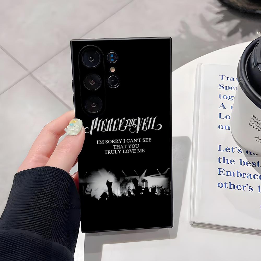 Pierce The Veil Band Phone Case For Samsung S26 Ultra S25 Edge Ultra S23 S22 S21 S20 Ultra Plus S24 Fe Cover