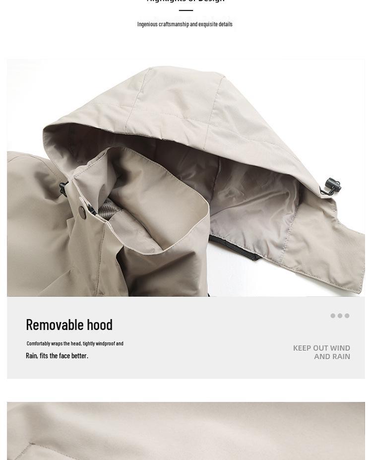 Трендовая женская ветровка 2025: Весна/Осень Водонепроницаемый, Ветрозащитный, Легкий, Свободного кроя для Путешествий, Работы и Альпинизма