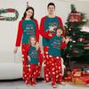 Christmas Family Set Christmas Man Deer Christmas Tree Print Family Of Three Parent-child Outfit