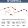 Eye Protection Square Eyeglasses Metal Hyperopia Glasses Elegant Presbyopic Eyewear  Men Women