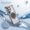 Магнитный противоударный чехол для телефона Samsung S24/S25/S26 Ultra с поворотной подставкой - Золотой Щит.