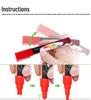 Large 8-Color LED Fluorescent Blackboard & Glass Writing Pen Set