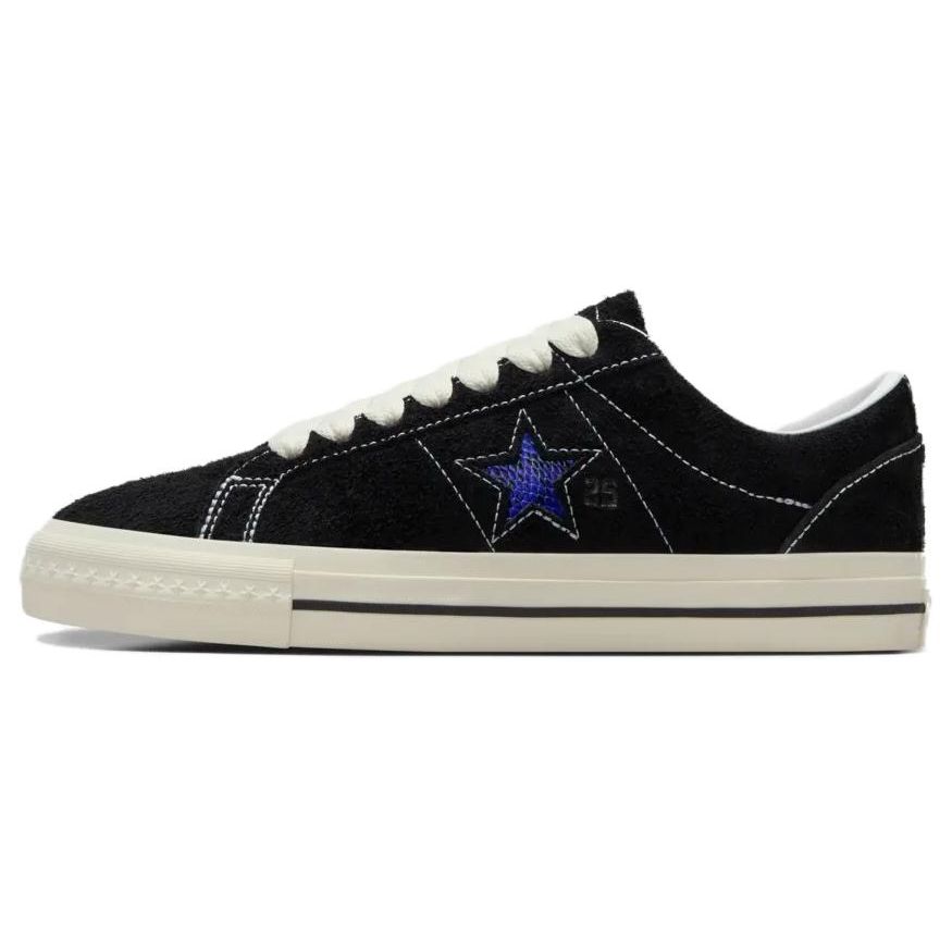 Quartersnacks X Converse One Star Pro Low Black Men Sneakers Egret Hyper-Blue A09555C