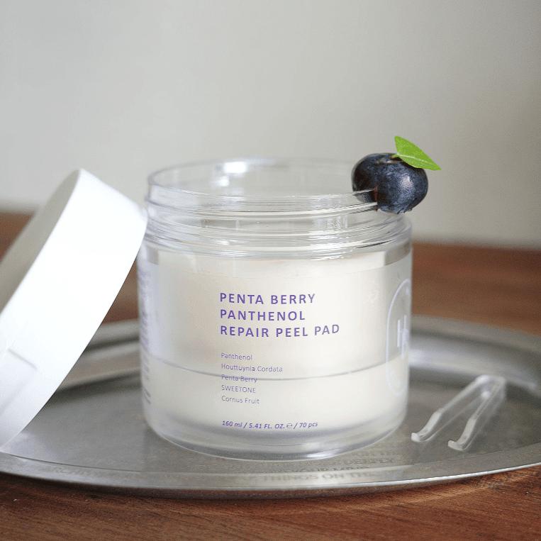 HEVE BLUE Penta Berry Panthenol Repair Peel Pad 70 шт.