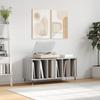 VidaXL Cabinet for Records Sonoma Grey 100x38x48 Cm Engineered Wood 831746