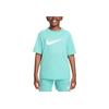T-Shirt Multi Dri-FIT Soft Comfortable Quick-Dry Short Sleeve Kids Tops Frost-Green DX5386-300