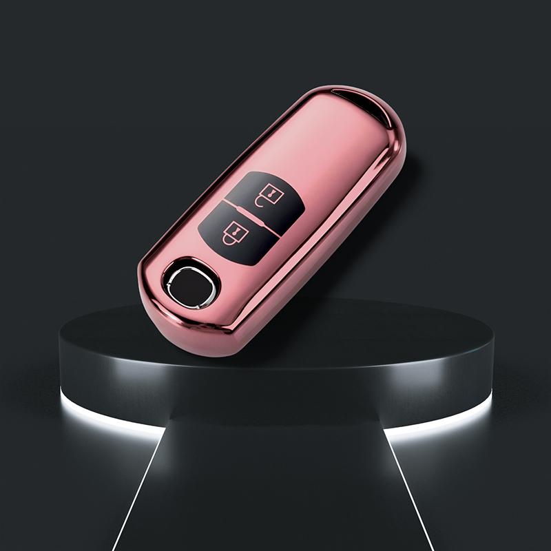 2 кнопки Auto Shell Demio TPU автомобильный пульт дистанционного ключа чехол крышка бесключевого доступа для Mazda CX-3 CX3 CX-5 CX5 CX7 CX-9 CX8 2 3 5 6 BL BM GJ Atenza Axela