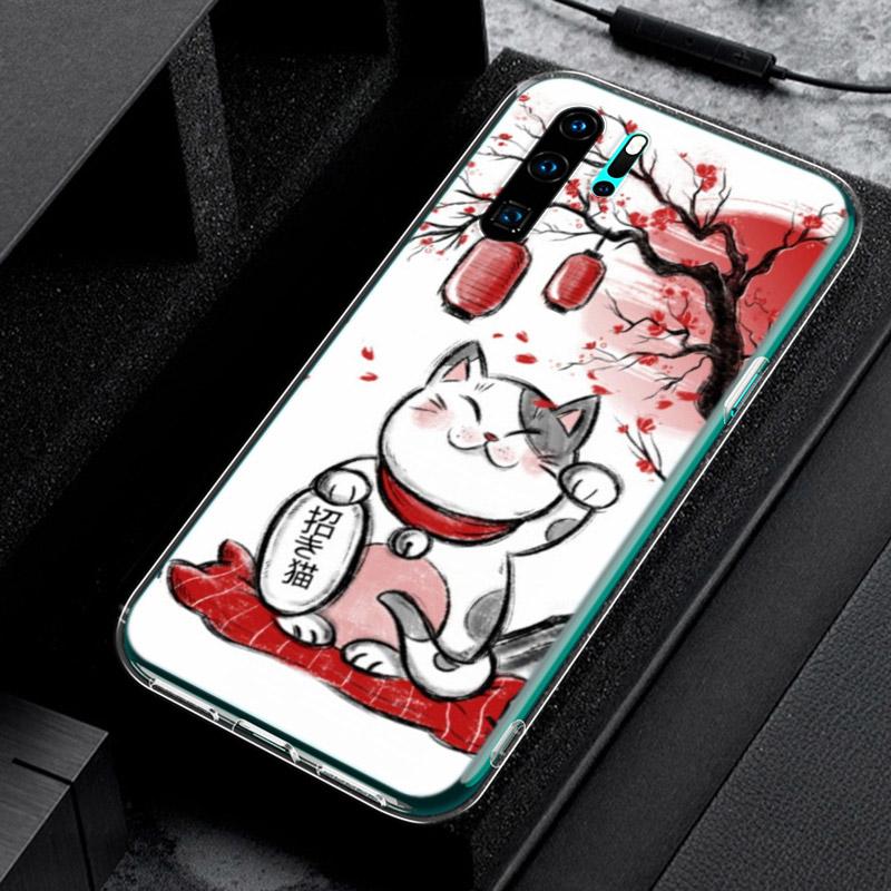 Силиконовый чехол с японским аниме Red Sun для Honor 30 30S 30i 9 10 9A 9C 9S 9N 10i 10X 9X Lite Pro 5G