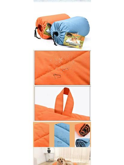 Four Seasons Bite-Resistant Waterproof Dog House with Dual-Sided Mat for Large Dogs