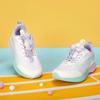 Кроссовки LiNing Youth Sports Trend Прочные и легкие кроссовки Rebound с низким верхом для бега Детские кроссовки Белый Фиолетовый YKFS098-6