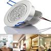 New Driver Kit Adjustable 7W Recessed Spotlight Lamp Ceiling Light LED Downlight