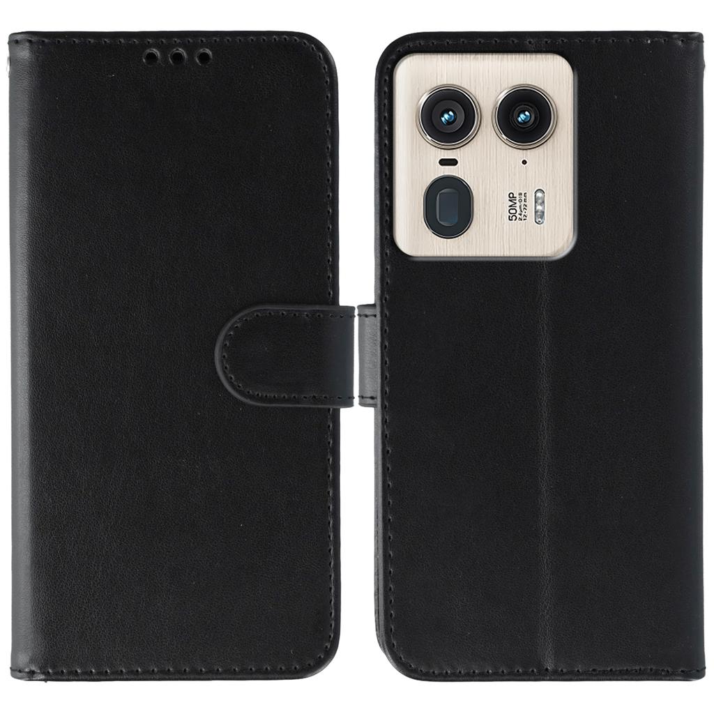 Чехол-книжка из ПУ кожи для Motorola Edge 50 Ultra 5G/Moto X50 Ultra 5G с ремешком