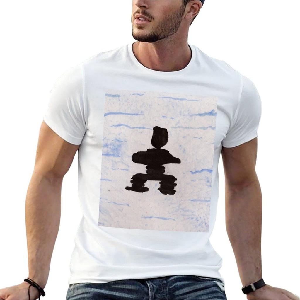 Inukshuk T-Shirt t shirts for man slim fit cotton t shirt pack mens graphic t shirts T-shirt