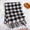 Luxury Winter Plaid Scarf for Women Men British Style Cashmere Scarves With Tassel  Christmas Female Winter Warm Clothing