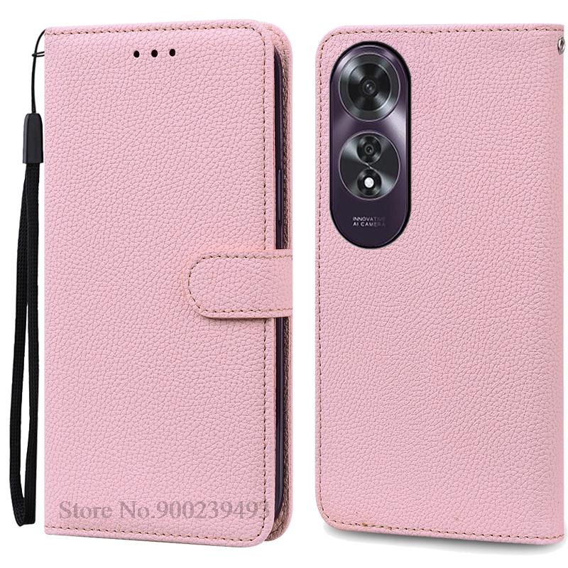 For OPPO A60 4G Case Wallet Flip Leather Case For OPPO A60 Cover Book Fundas For Oppo A60 Mobile Case Coque Shell