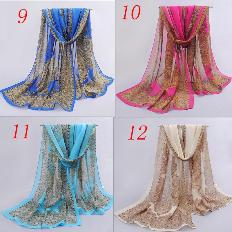 Fashion Women Scarf Print Autumn Summer Pattern Scarves Shawl