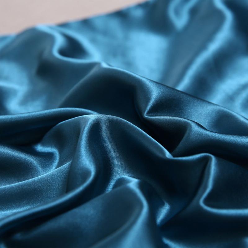 2шт наволочка, искусственный шелк, мягкий дышащий, приятный для кожи однотонный чехол для подушки с