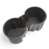 TPE Water Cup Holde for Tesla Model 3 Y 2022 Interior Accessories Silicone Waterproof Coasters Console Insert Double Hole Holder